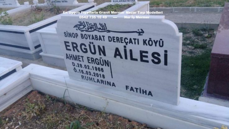 İki Kişilik Mezar Mermer Baş Taşı Modelleri