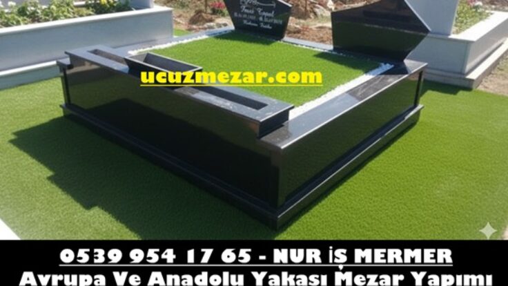 İki Kişilik Tamamı Granit Özel Yapım Mezar Modelleri