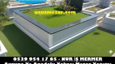 Çift Kişilik Baş Taşı Küpeşte Granit Mermer Mezar