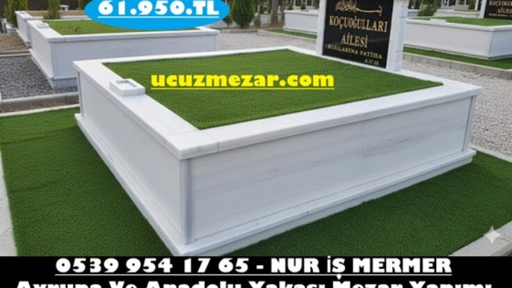 Çift Kişilik Baş Taşı Granit Mermer Mezar