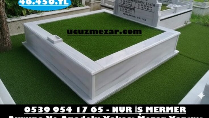 Çift Kişilik Koltuk Direkli Mermer Mezar