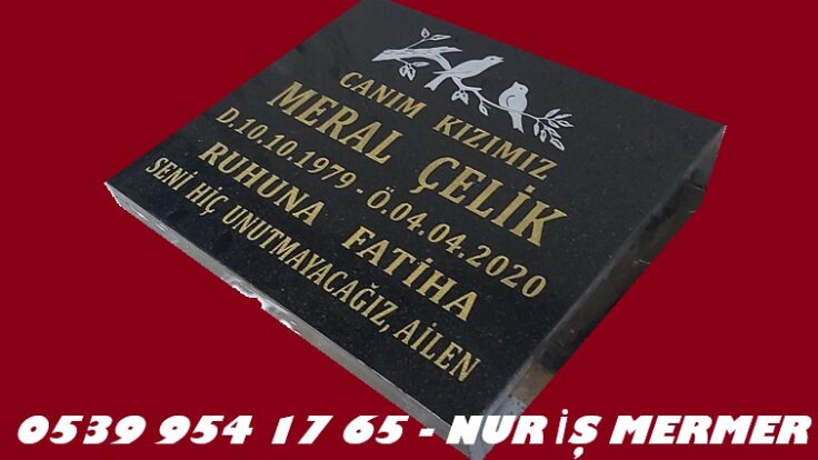 Tek Kişilik Granit Abide Mezar Taşı Modelleri