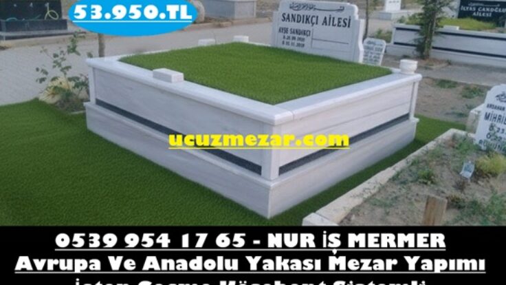 İki Kişilik Tek Şeritli Granit Vazolu Baş Taşı Koltuklu Mezar