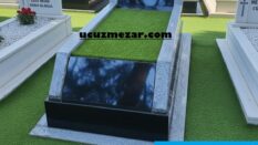 L28 Eğimli Granit Mezar Modeli – Kalın Blok Granit Mezar Modelleri