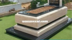 E5 Absolute Black Granit Blok Traverten Mezar Modeli