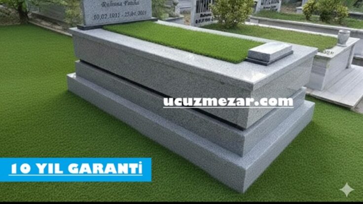 E-1 Beta Gri Tamamı 5lik Blok Granit Mezar – İstanbul Mezar Yapım İşleri