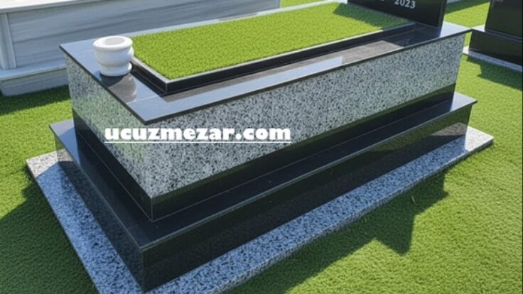 Tek Kişilik Gövdesi Beta Gri Tamamı Star Galaxy Granit Mezar Modeli