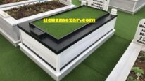 Tek Kişilik 4cm Küpeşte Granit Mermer Mezar