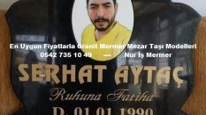 Cnc Kesim Granit Baş Taşı Porselen Resimli