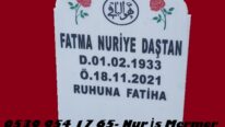 Tek Kişilik 4 cm Kalınlığında Mermer Mezar Taşı Modelleri