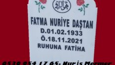 Tek Kişilik 4 cm Kalınlığında Mermer Mezar Taşı Modelleri