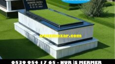 Tek Kişilik Granit Kuşaklı Küpeşte Baş Taşı Granit Mermer Mezar Modeli