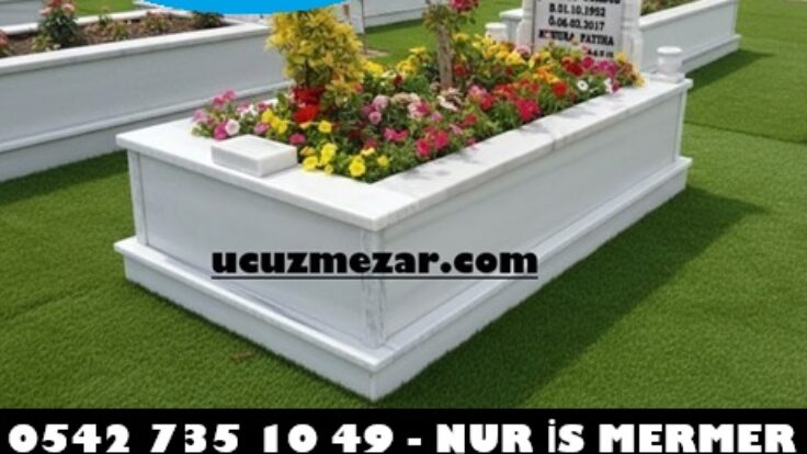 Tek Kişilik Koltuk Direkli Vazolu Mermer Mezar – Mezar Yapımı Fiyatları