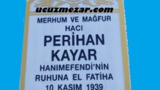 El İşçiliği Yapımı Altın Yaldız İşlemeli Geniş Baş Taşı Özel Yapım Mezar Taşı Modeli