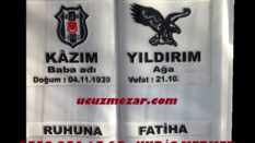 Beşiktaş Arma Logolu Kabartma Yazılı Kitabe Mezar Baş Taşı Modeli