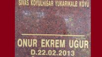 Tek Kişilik Kırmızı Granit New İmperial Mezar Baş Taşı Modelleri