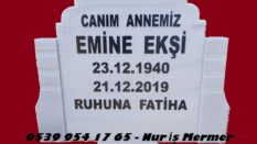 Tek Kişilik 4 cm Kalınlığında Kenarları Koltuk Destekli Mermer Mezar Taşı Modelleri
