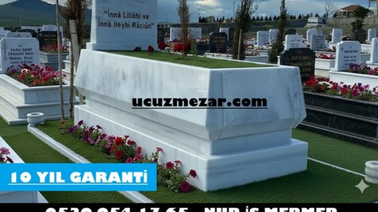 E-3 Mermer Konik Blok Mezar Modeli – İstanbul Mezar Taşı Fiyatları