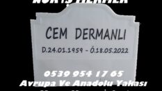 Tek Kişilik 80×60 Sade Mermer Baş Taşı Modeli