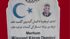 Porselen Resimli Cnc Kesim Arapça Kabartma Yazılı Mermer Baş Taşı Modeli