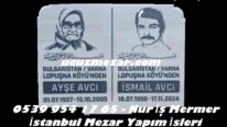 60×80 Ölçüsünde 4lük Kumlama Oyma Resimli Mermer Mezar Taşı Modelleri